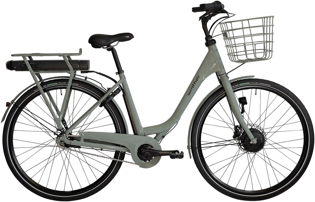 Winther Superbe 1 Graygreen Elcykel Dame