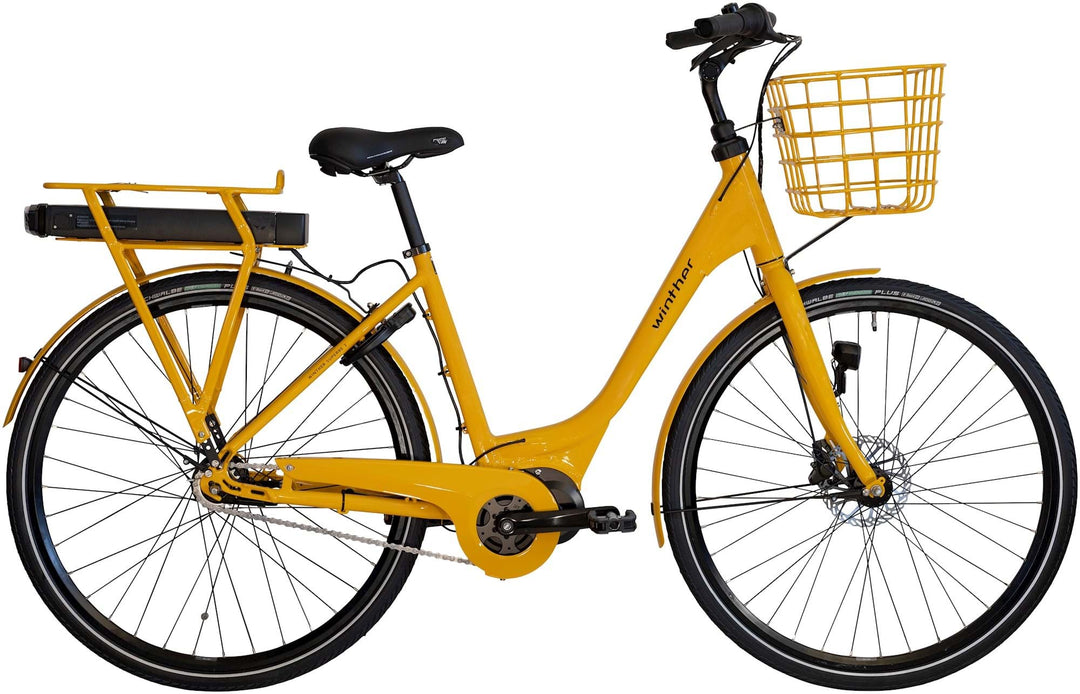 Winther Superbe 2 Yellow Elcykel Dame