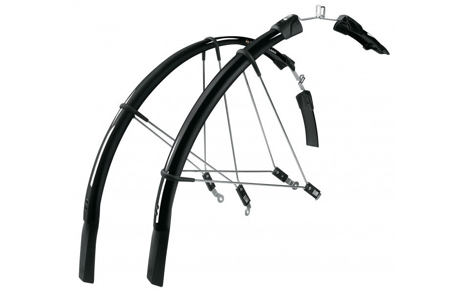 SKS Raceblade Long sort 700 x 25mm Skærmsæt