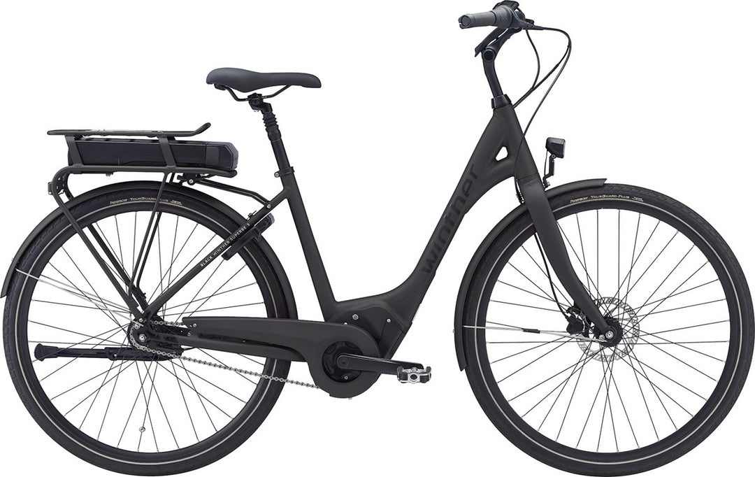 Black Winther Superbe 3 Dame - Mat Sort Elcykel