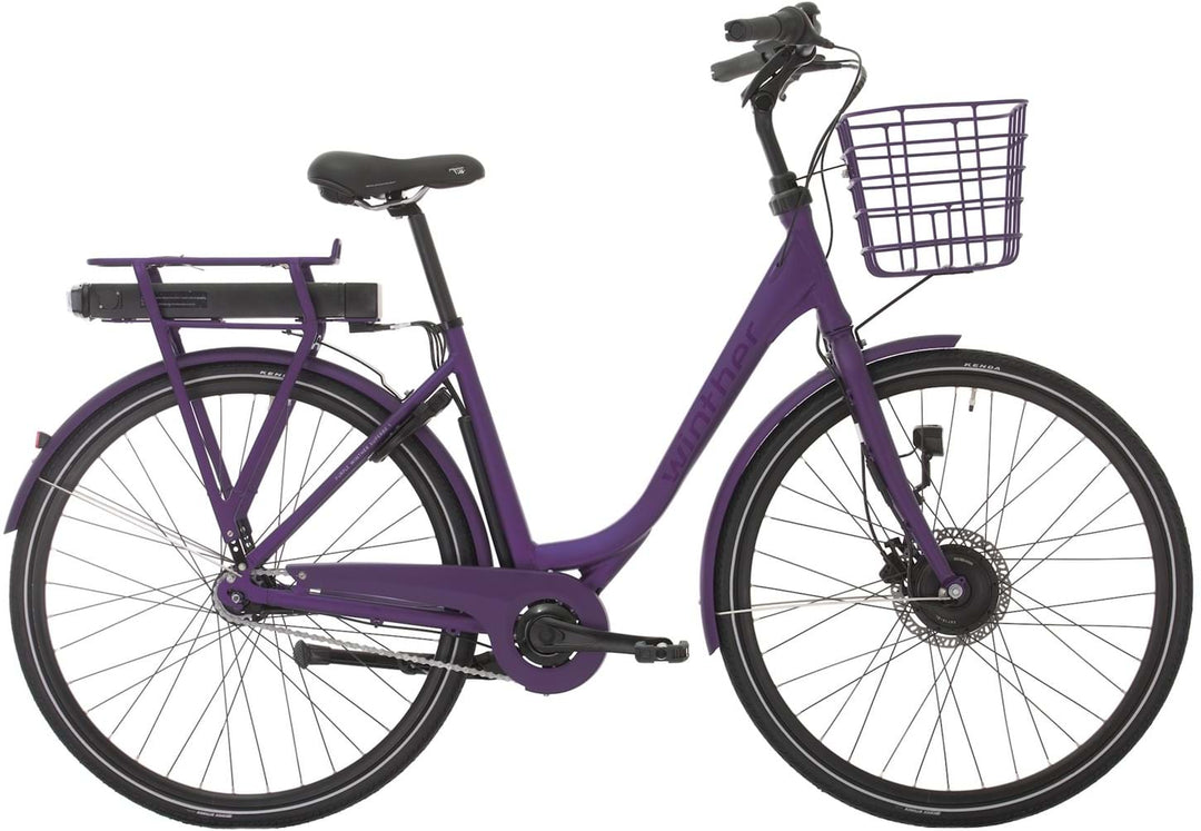 Purple Winther Superbe 1 Dame - Mat Lilla Elcykel