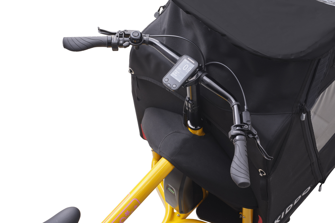 Laidback-styr og cockpit på Kiddo e6100
