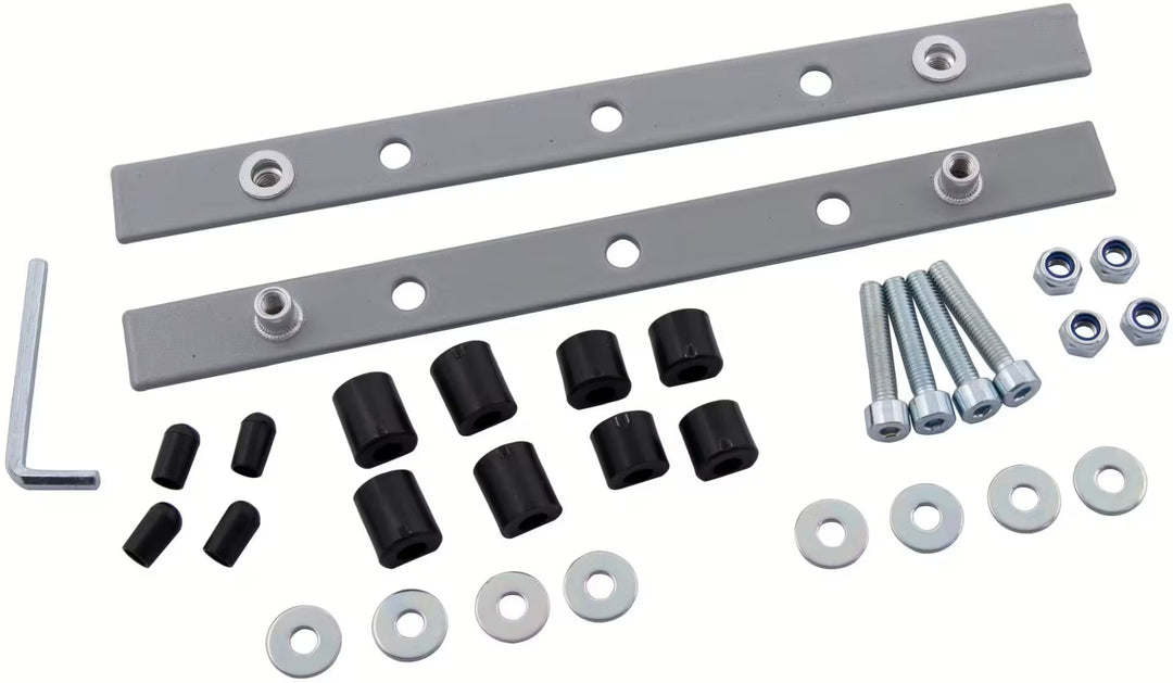 BASIL Cento Aluminium skolekurv – bagmonteret