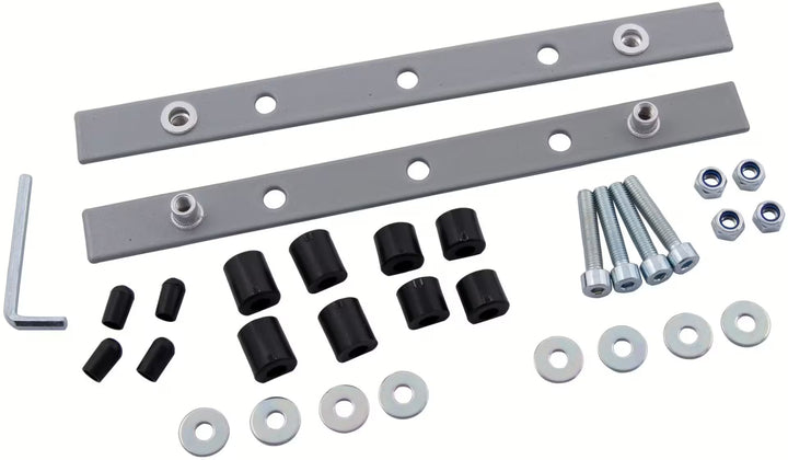 BASIL Cento Aluminium skolekurv – bagmonteret