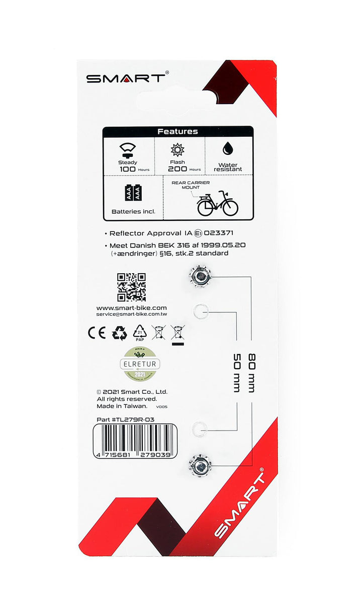 Lygte SMART Taillight Bag 80mm