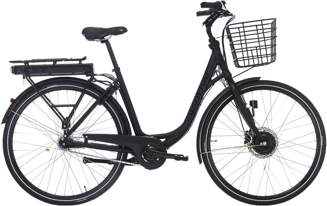 Black Winther Superbe 1 Dame - Mat Sort Elcykel