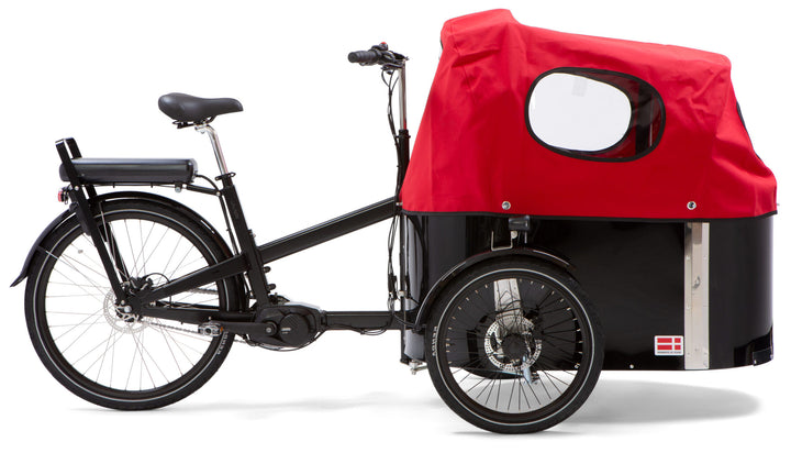 Nihola 4.0 GEN2 el ladcykel til fire børn set fra siden