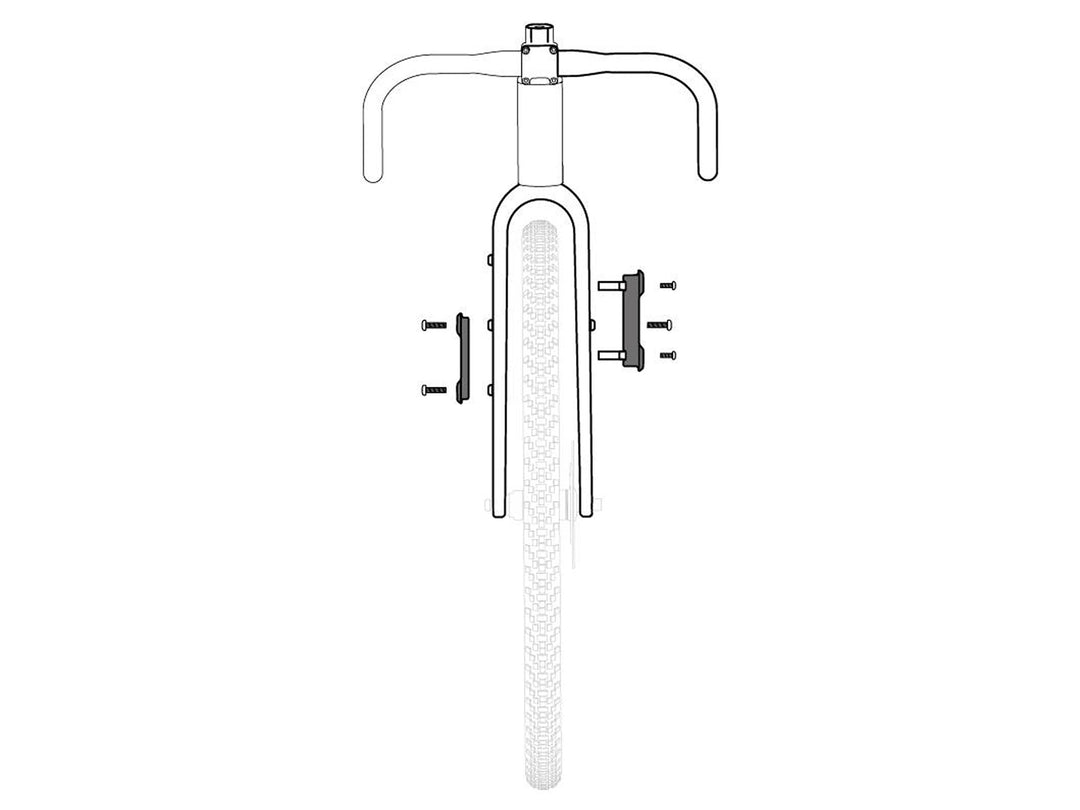 KLICKFIX Fork Duo Cykeltaske 4L