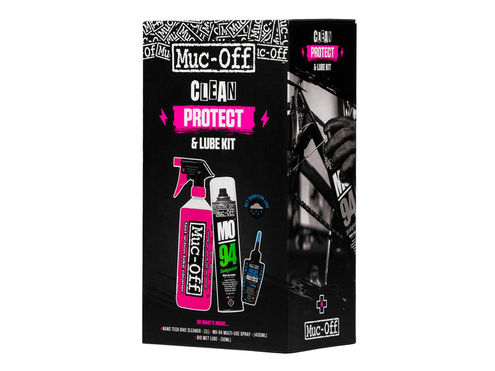 MUC-OFF Clean Protect & Lube Kit Wet Plejesæt