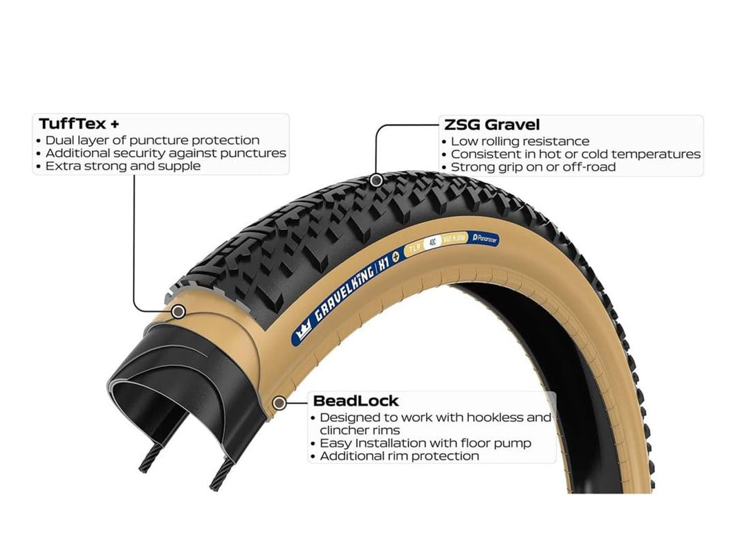 Panaracer GravelKing X1+ Foldedæk 700x50C