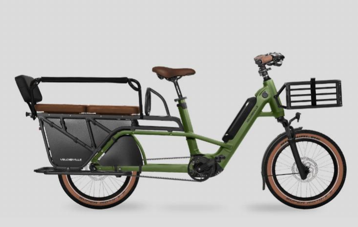 Velo de Ville Loady 800 Longtail Elcykel (Mat Olive)