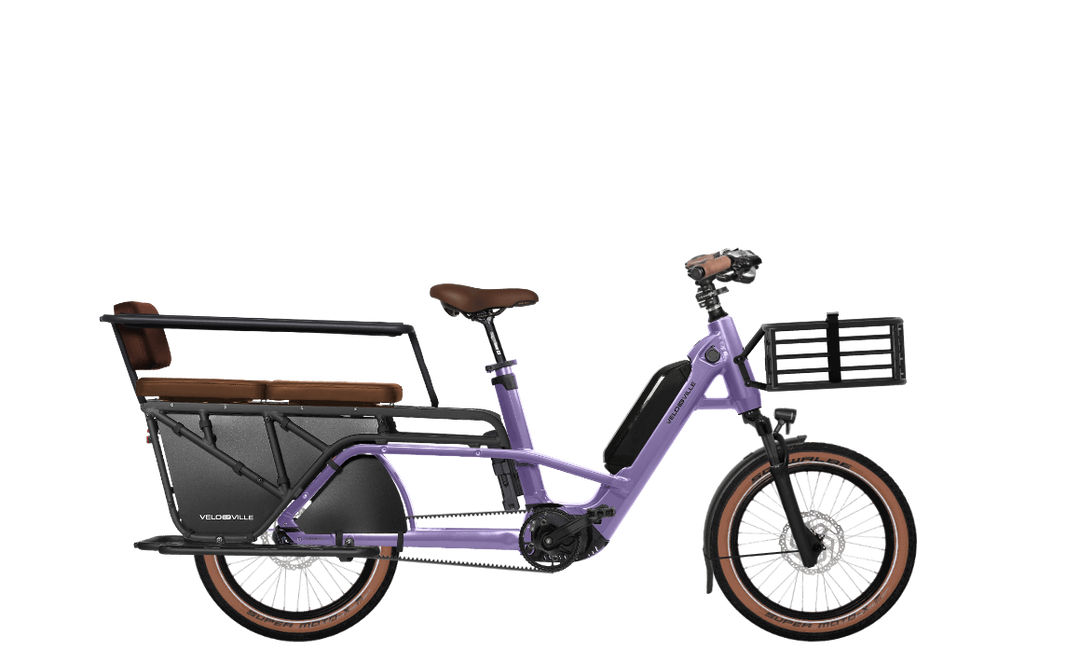 Velo de Ville LOADY 800 Longtail El Ladcykel Purple