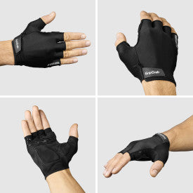 GripGrab RIDE polstrede kortfingrede sommerhandsker