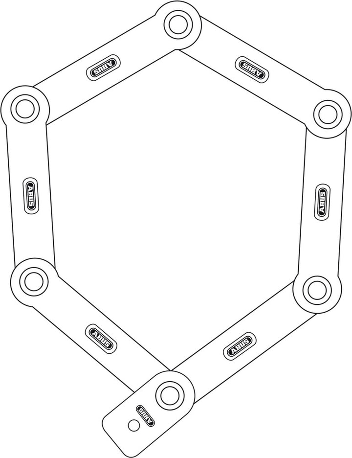 Abus Foldelås 6500 Bordo Granit X-Plus