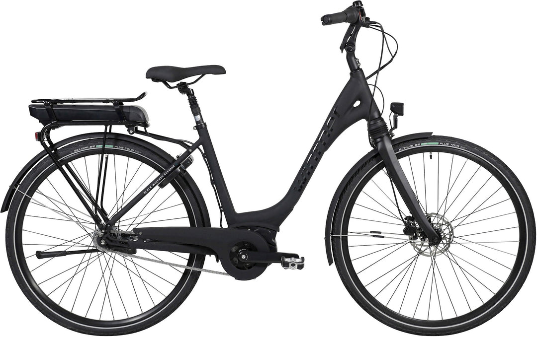 Black Winther Superbe 4 Dame - Mat Sort Elcykel